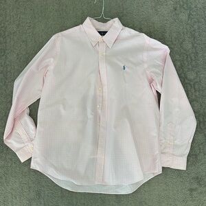Beautiful men’s polo Ralph Lauren button-down, long sleeve dress shirt, xl
